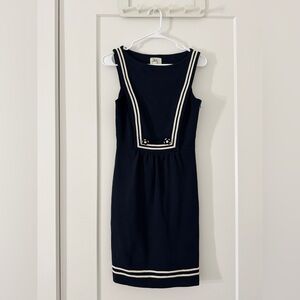 Milly Navy and White Mini Dress